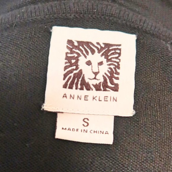 Ann Klein Striped Drape Open Front Cardigan S - Picture 8 of 9